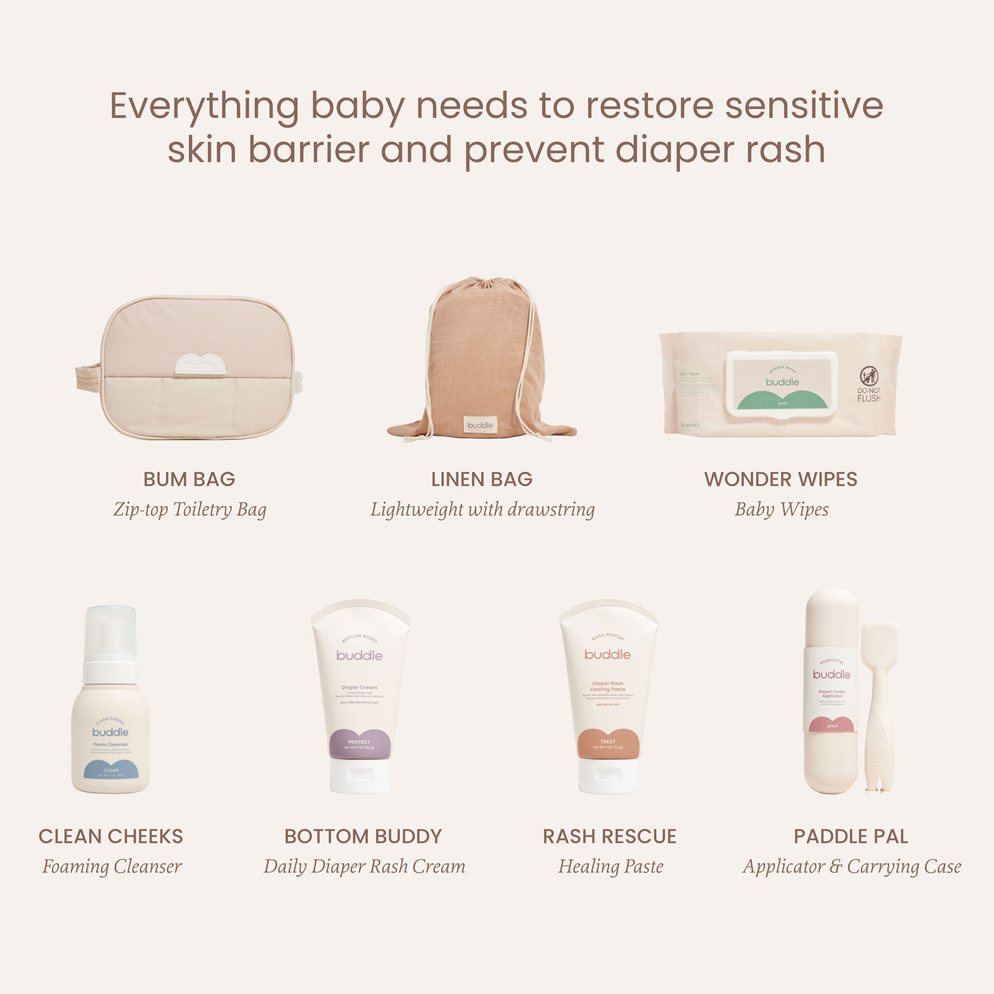 Buddle Ultimate Diaper Skincare Kit